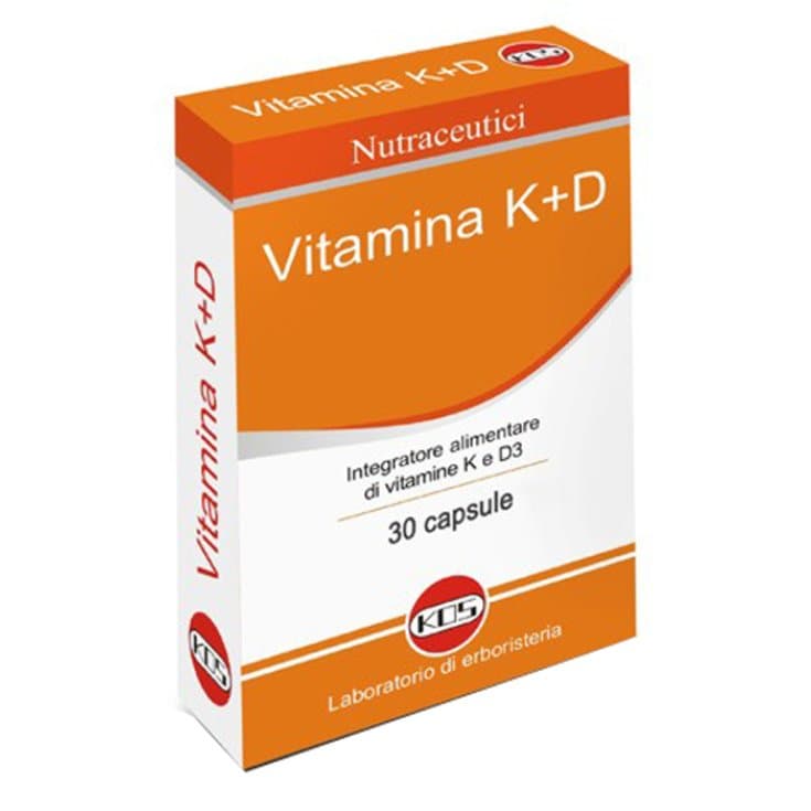 Vitamin K+D Vegetale – 30 Kapseln Kos