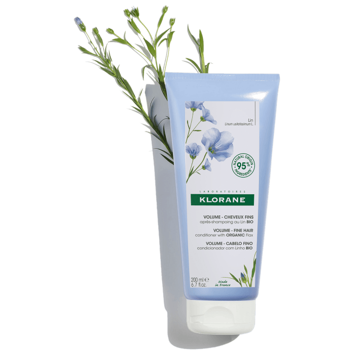 Klorane Leinsamen Balsam-Spülung – 200 ml für feines Haar