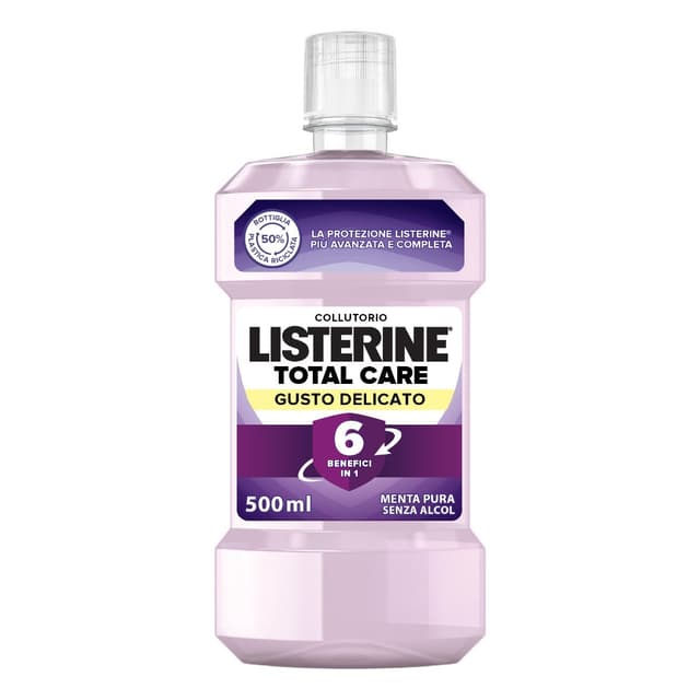 Listerine Total Care Sensitive – milde Mundspülung ohne Alkohol