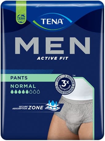 TENA MEN ACTIVE FIT GREV S/M