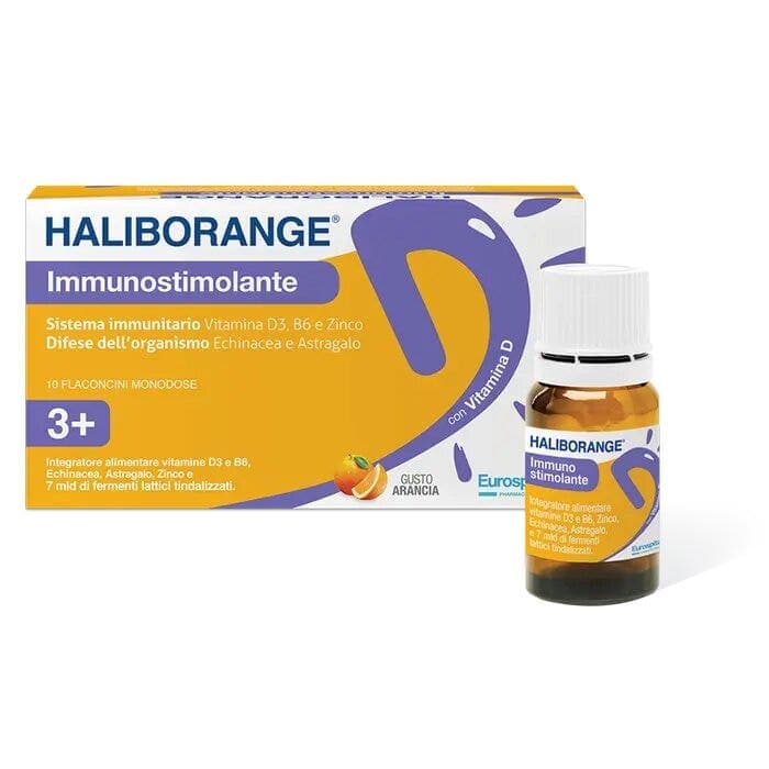 Echinacea + Probiotika mit Milchsäurebakterien – 10 Ampullen | Haliborange Immuno
