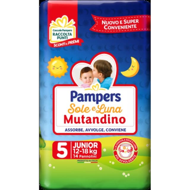 PAMPERS SL MUT JUNIOR 14PZ