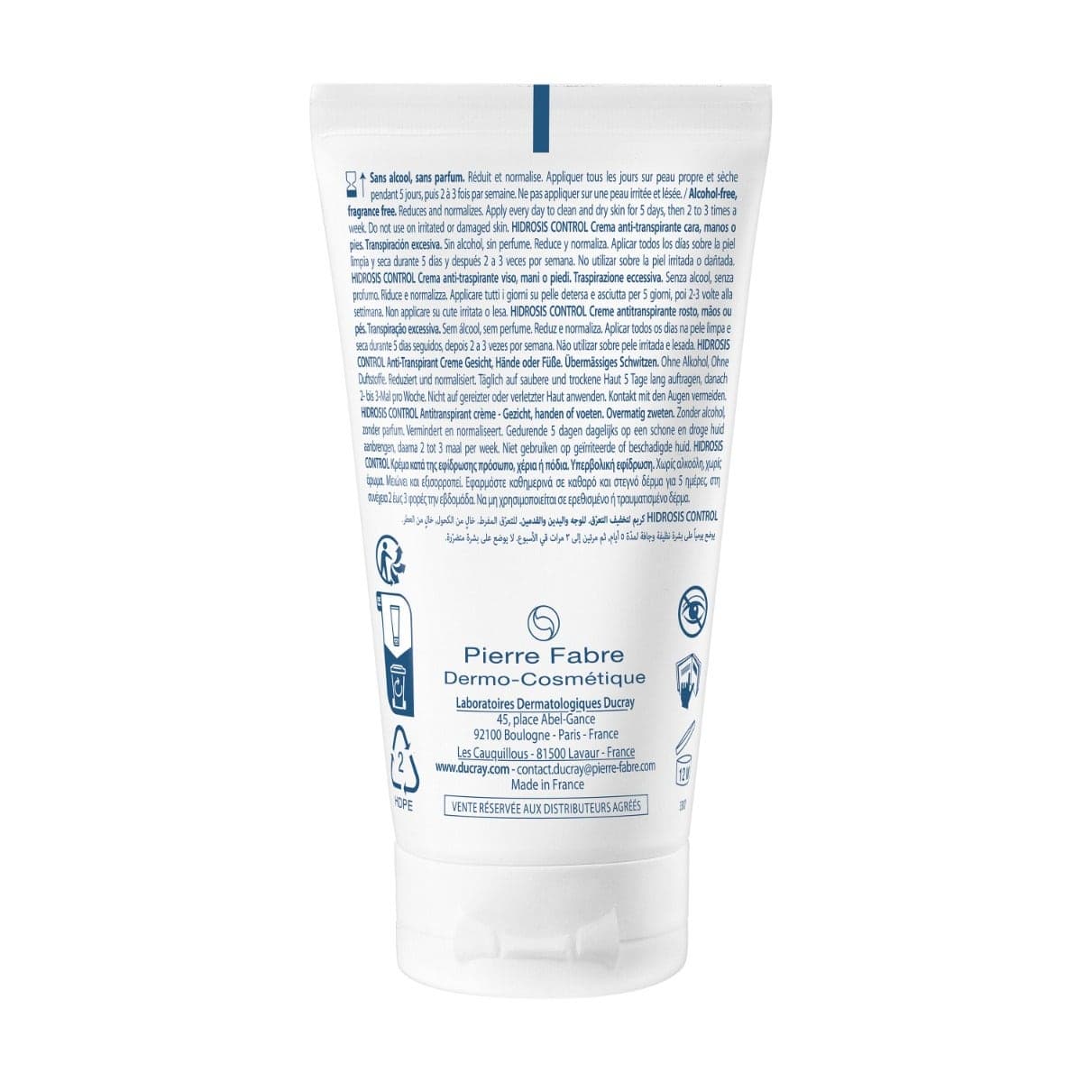 Hidrosis Control Creme für Gesicht, Hände und Füße