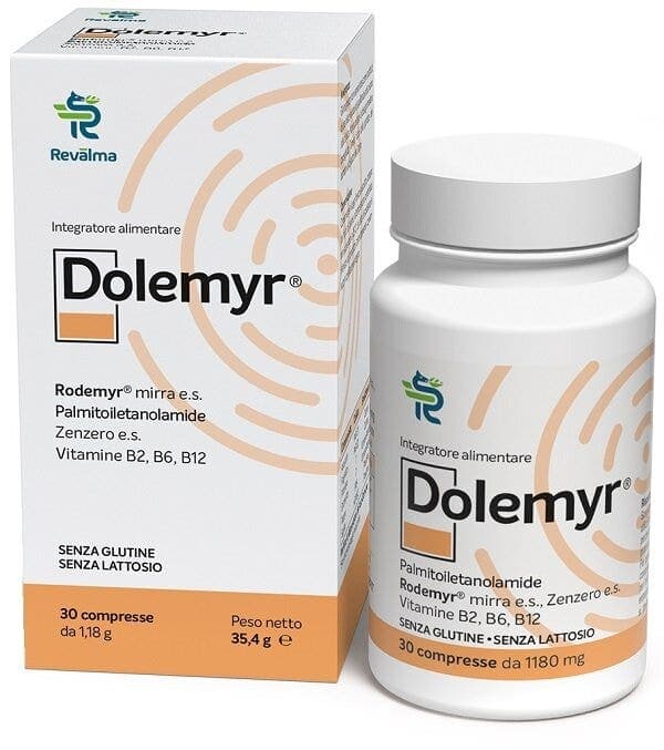 Palmitoylethanolamid (PEA) + Ingwer – 30 Tabletten | Dolemyr