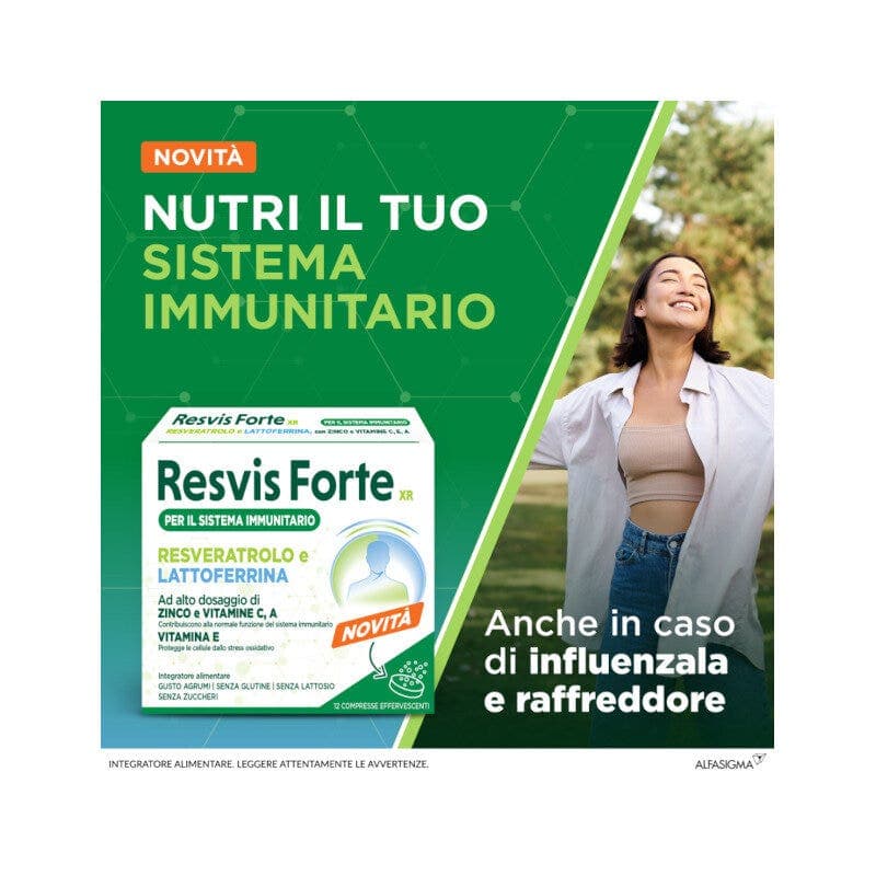 Resveratrol + Lactoferrin – 12 Brausetabletten | Resvis Forte XR