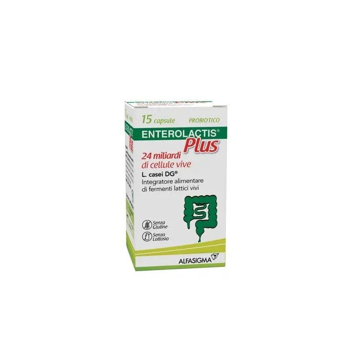 Probiotika mit Milchsäurebakterien – 15 Kapseln | Enterolactis Plus