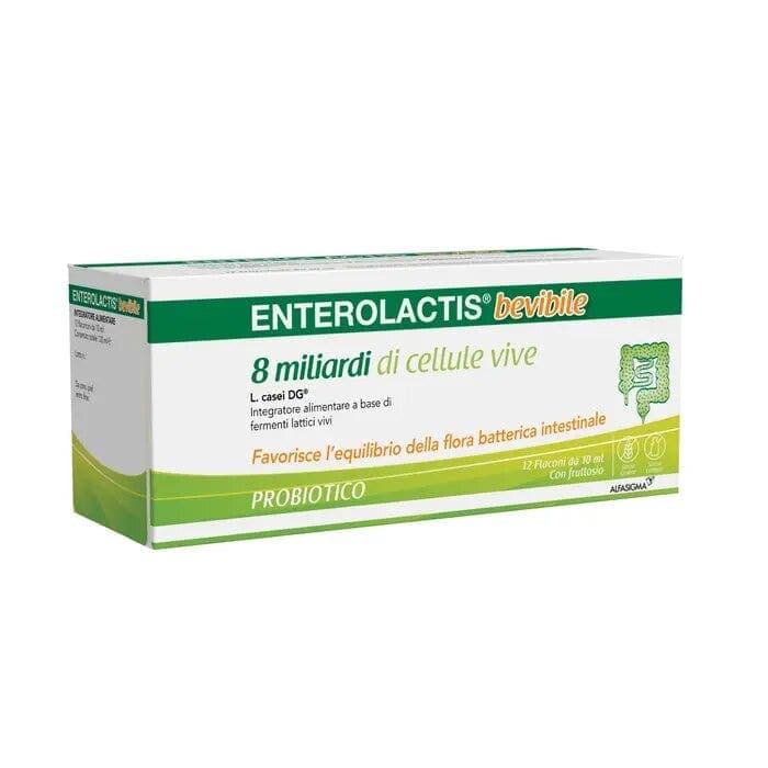 Probiotika mit Milchsäurebakterien – 12 Fläschchen | Enterolactis Bevibile