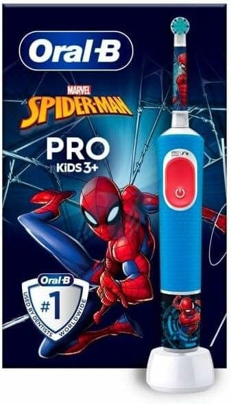 Oral-B Kids Spider-Man Elektrische Zahnbürste + 1 Aufsteckbürste