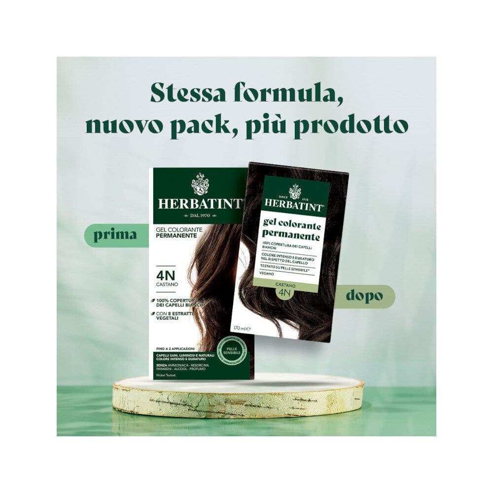 Herbatint 4N Kastanie – Permanente Haarfarbe Gel 170 ml
