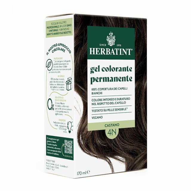 Herbatint 4N Kastanie – Permanente Haarfarbe Gel 170 ml