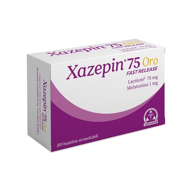 XAZEPIN 75 ORO FAST REL 20BUST
