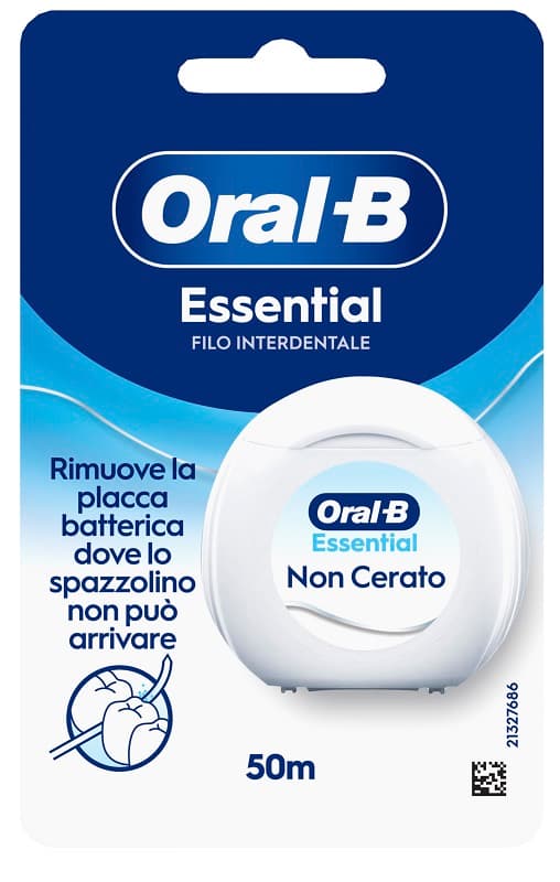 Oral-B Zahnseide ungewachst, ohne Wachs – 50 m Interdentalpflege