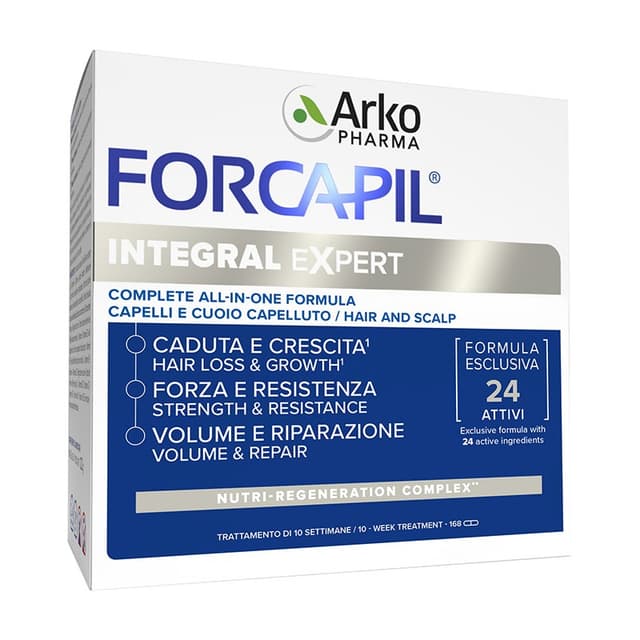 Forcapil Integral Expert – 168 Kapseln für Haare und Nägel