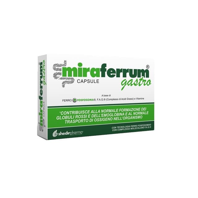 Miraferrum Gastro – 30 magenfreundliche Eisen-Kapseln