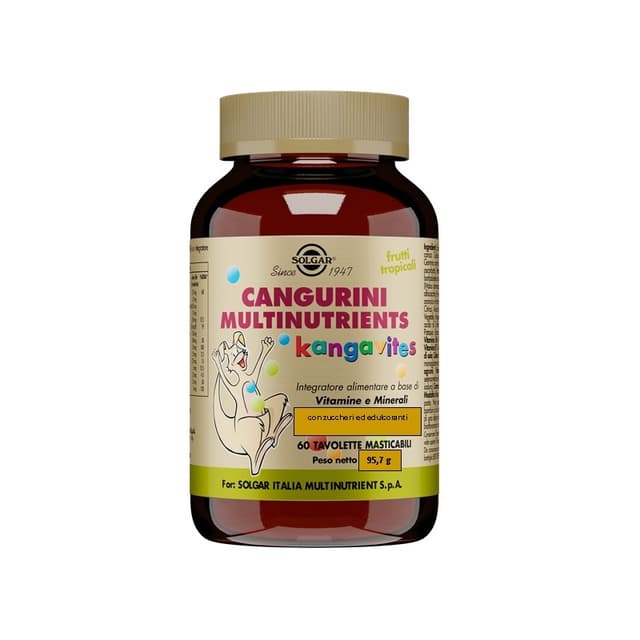 Cangurini Multivitamin Frucht Tropical – 60 Tabletten