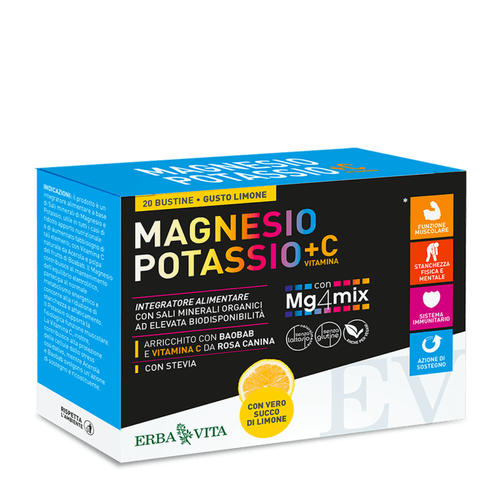 Magnesio e Potassio + Vit C Limone – Pulver