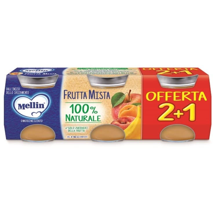 Mellin Omogeneizzato Frutta Mix – 3 Gläser