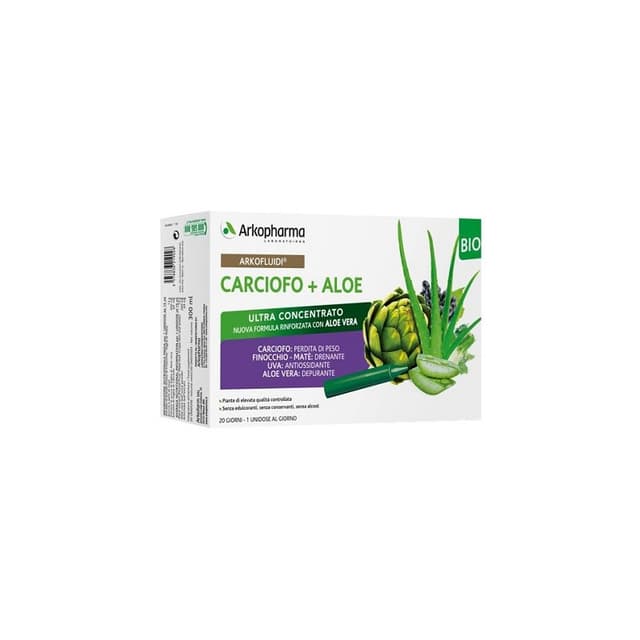 Arkofluidi Carciofo + Aloe – 20 Beutel