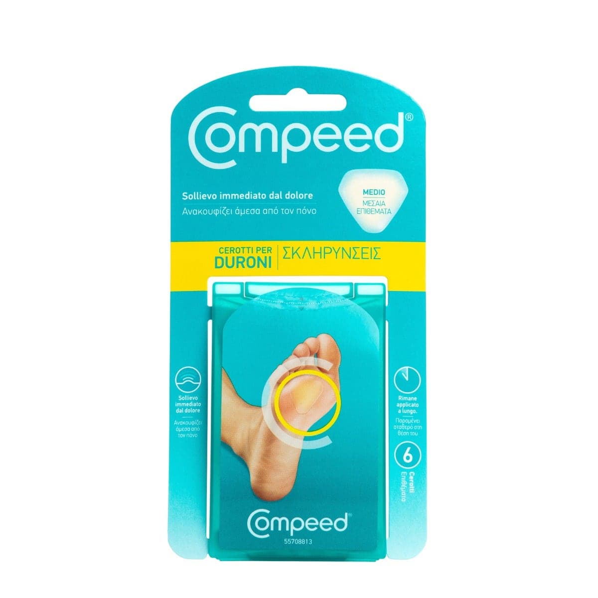 Compeed Hühneraugenpflaster Mittel – 6 Stück