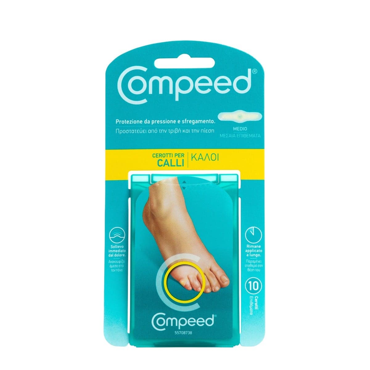 Compeed Blasenpflaster mittlere Hornhaut – 10er Pack