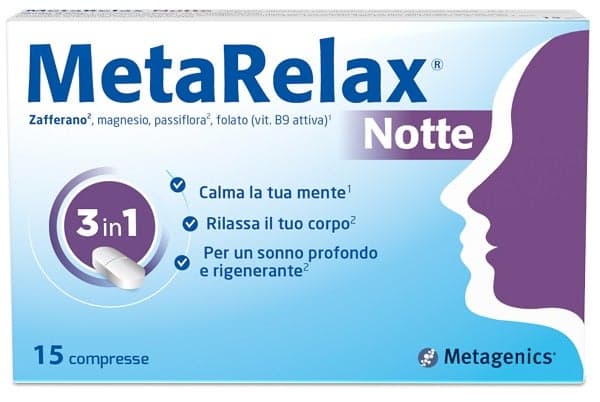 Metarelax Notte – 15 Tabletten
