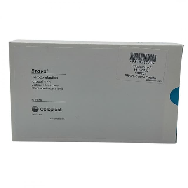 Brava Elastisches Hydrokolloid-Pflaster – 20 Stück