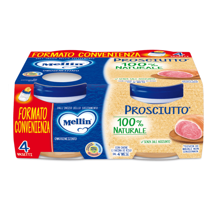 Mellin Omo Schinken – 4 x 80 g Babybrei