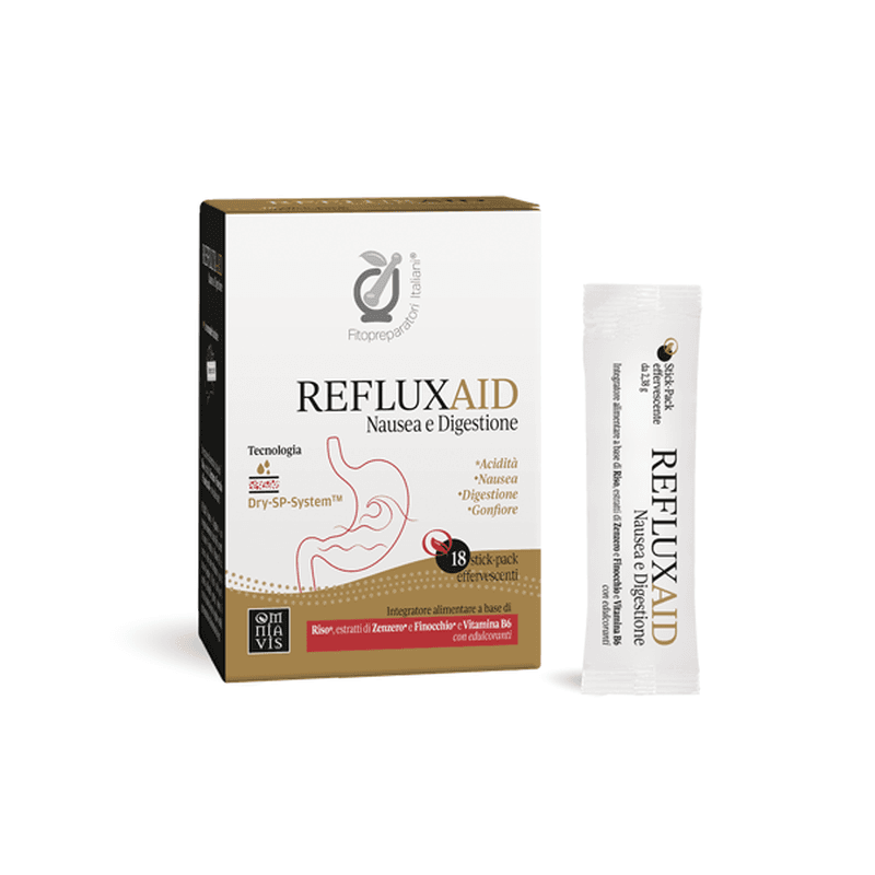 RefluxAID Nausea e Digestione – 18 Sticks