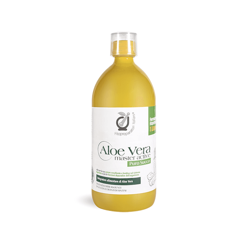 Aloe Vera MASTER ACTIVE – Saft & Fruchtfleisch – 1 Liter