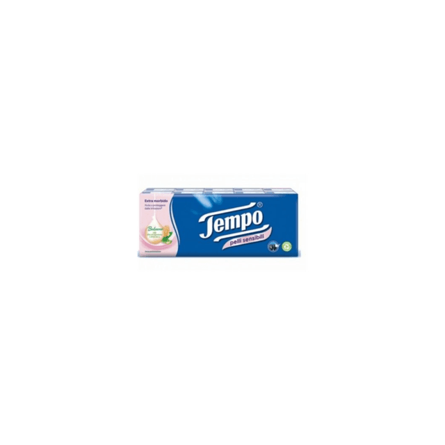 Tempo Fazz Sensitive – 10 Rollen à 9 Blatt