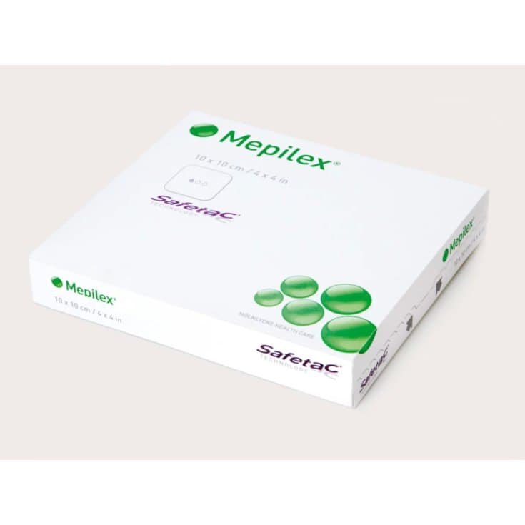 Mepilex Schaumstoff-Wundauflage – 10×10 cm, 5 Stück