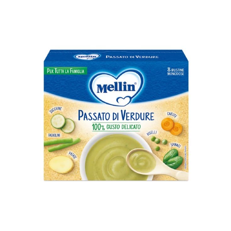 Mellin Passato Verdure – 8 Beutel à 8 g