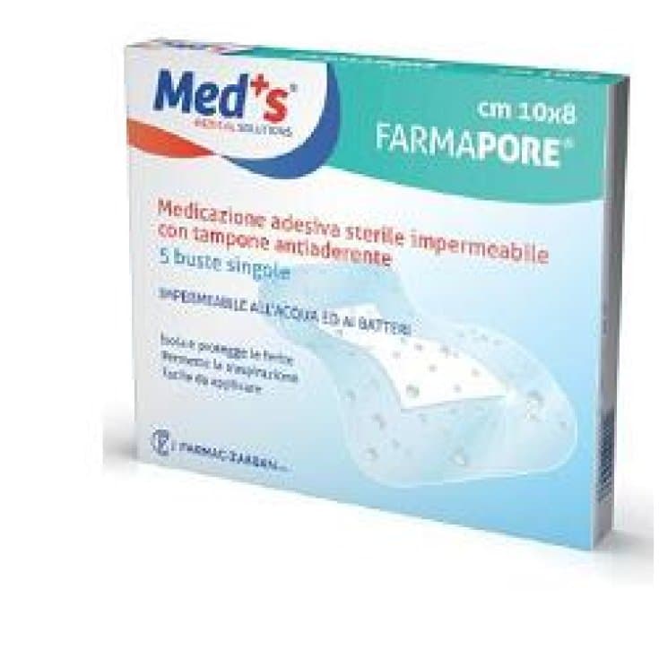 MEDS Pore Medic Ades – 10 × 8 cm, 5 Stück