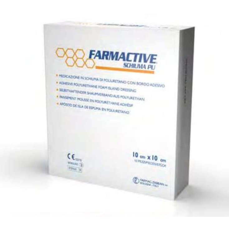 Farmactive Zellstoff-Kompressen – 10er Pack 10×10 cm