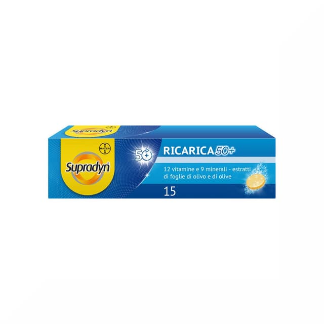 Supradyn Ricarica 50+ – 15 Brausetabletten