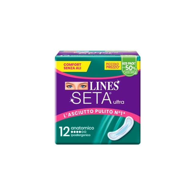 Lines Seta Ultra Anatomisch – 12 Stück
