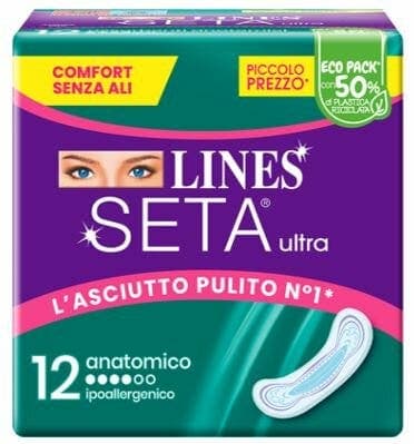 Lines Seta Ultra Anatomisch – 12 Stück