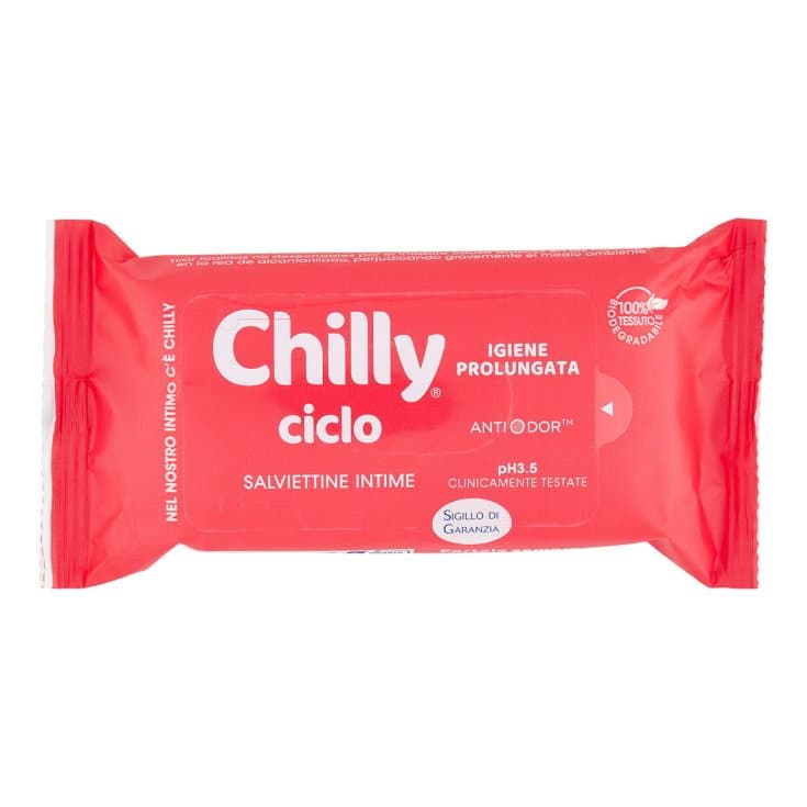 Chilly Salviette Ciclo – 12 Tücher zur Intimpflege