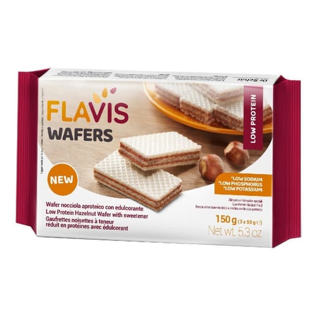 Flavis Wafer Nocciola – 150 g Waffeln