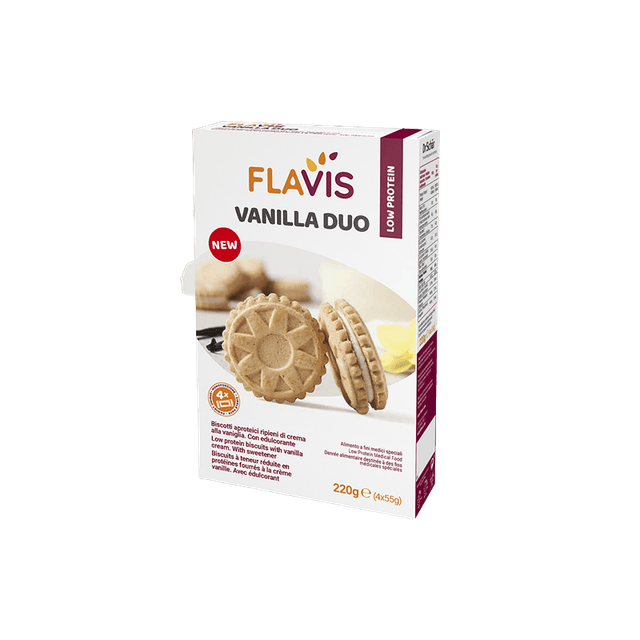 Flavis Vanilla Duo – 220 g Gebäck