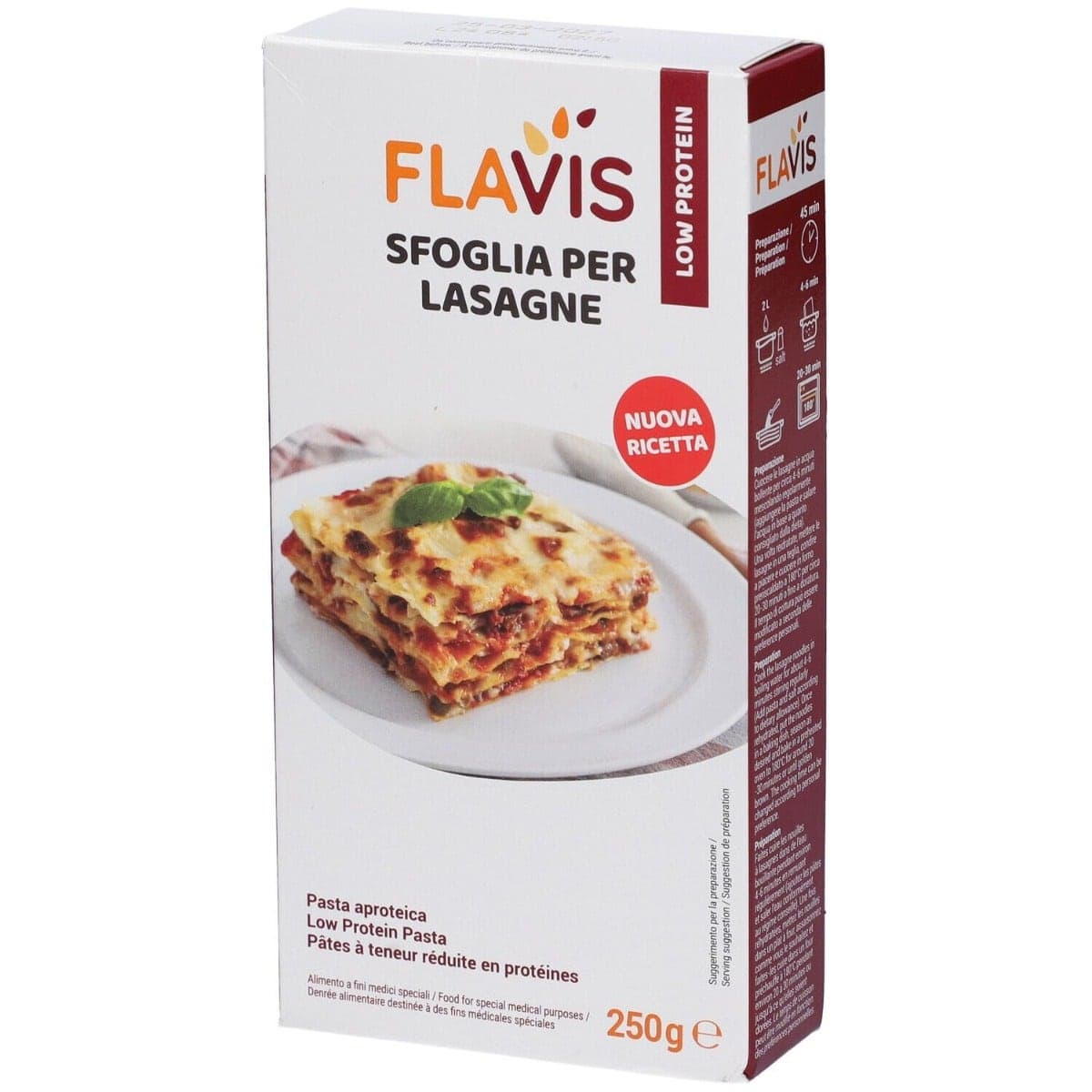 Flavis Sfoglia Lasagne – 250 g Platten