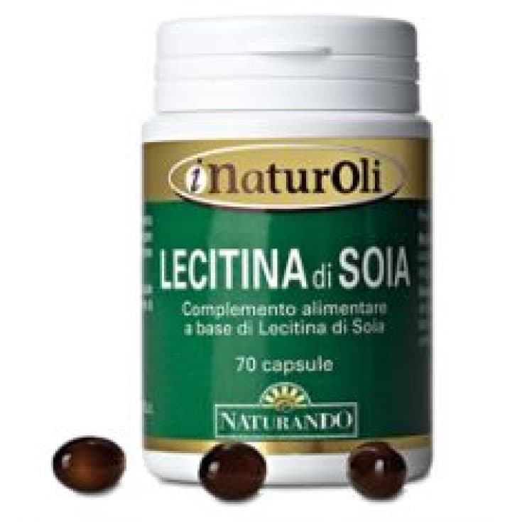 Lecithin Soja Naturando – 70 Kapseln