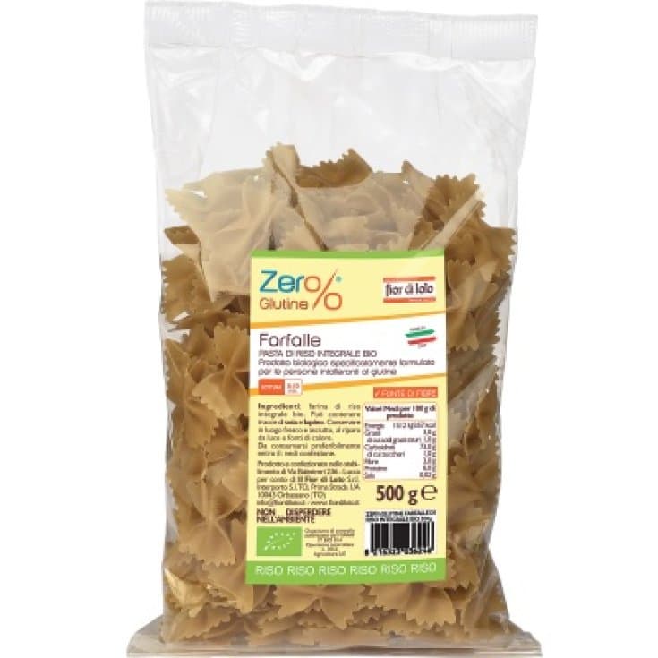 Farfalle Reis Halbvollkorn Bio – 500 g