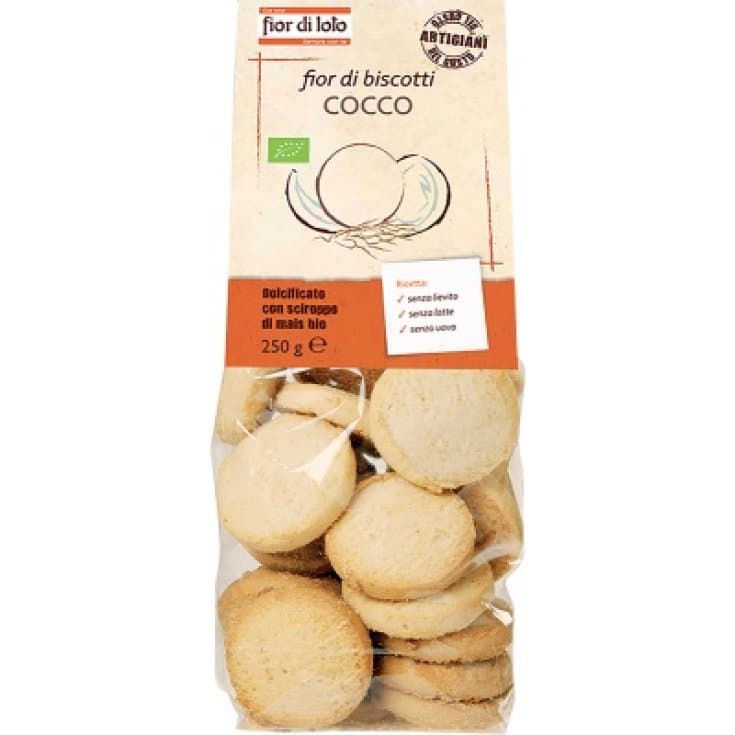 Kokos-Kekse 250 g – Fior di Loto