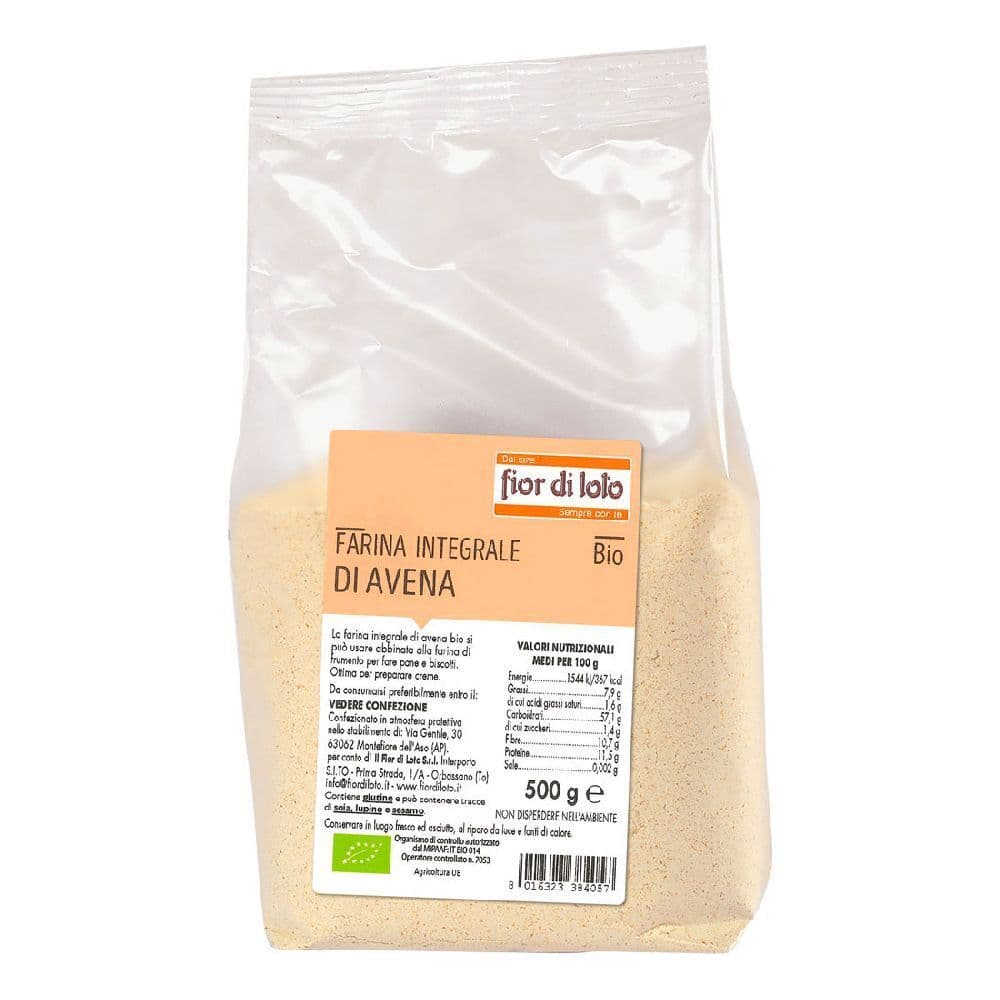 Hafermehl Vollkorn – 500 g Beutel