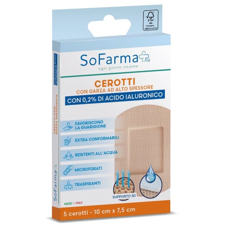 Cicatriz Wund-Pflaster 10x7,5 cm – 5er Pack