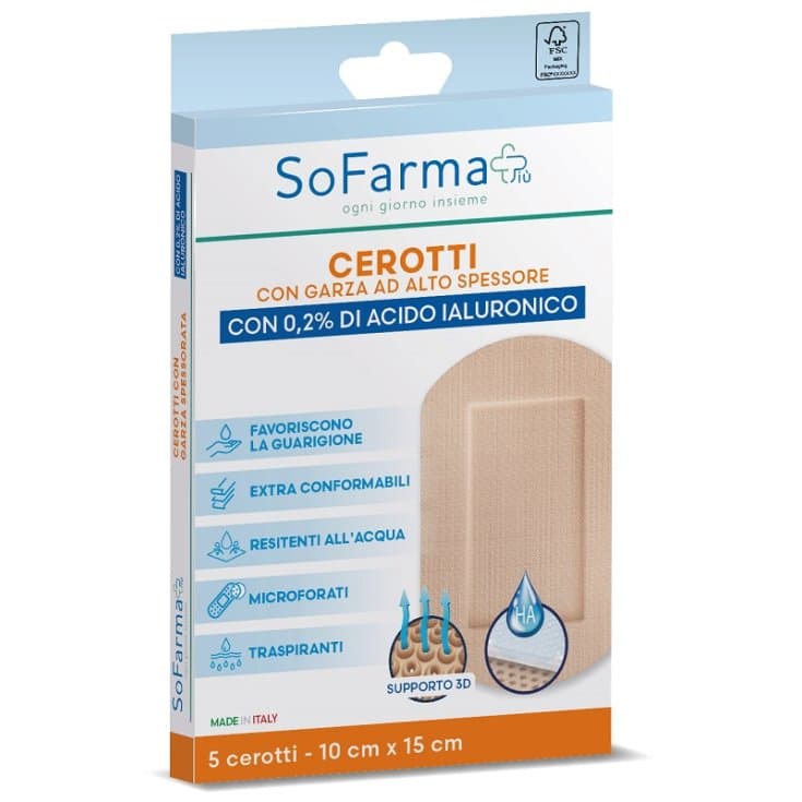 Cicatriz Wund-Pflaster 10x15 cm – 5er Pack