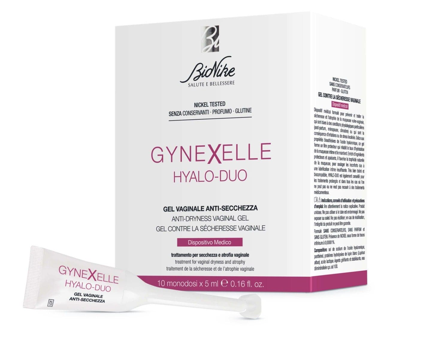 Gynexelle Hyalo-Duo – Intim-Gel, 10 Portionsbeutel