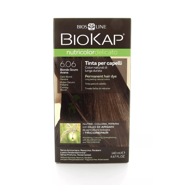 Biokap Nutricolor Delicato 6.06 Bio Skandinavisch