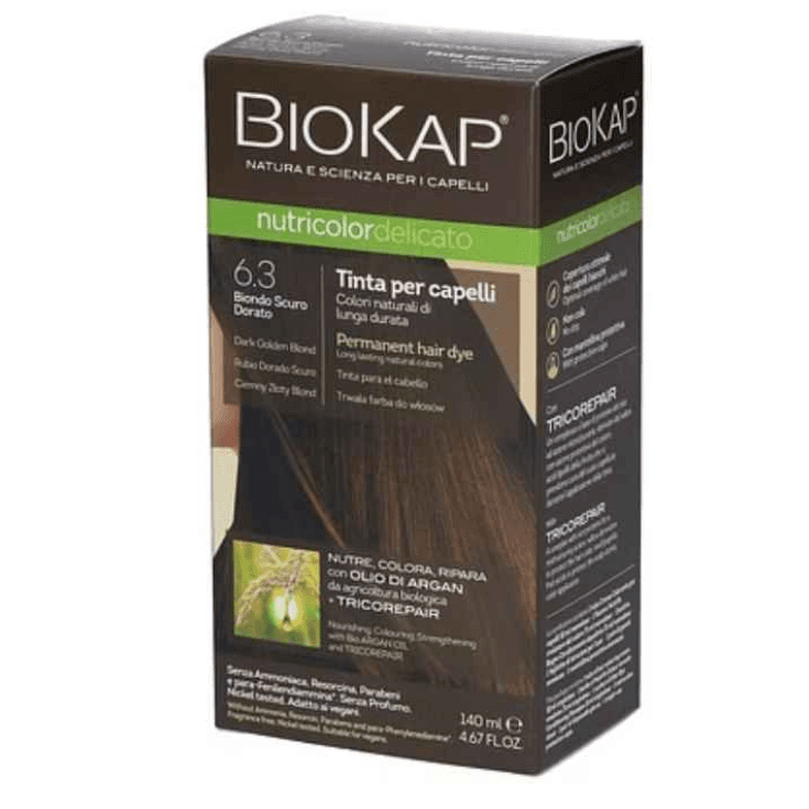 Biokap Nutricolor Delicato 6.30 Bio Skandinavisch Dunkel